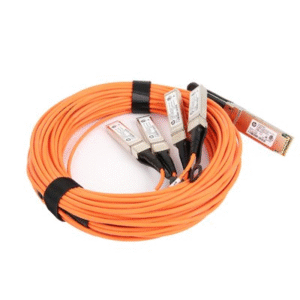 HPE BladeSystem c Class QSFP to 4x10G SFP 15m Active Optical Cable